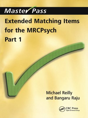 cover image of Extended Matching Items for the MRCPsych